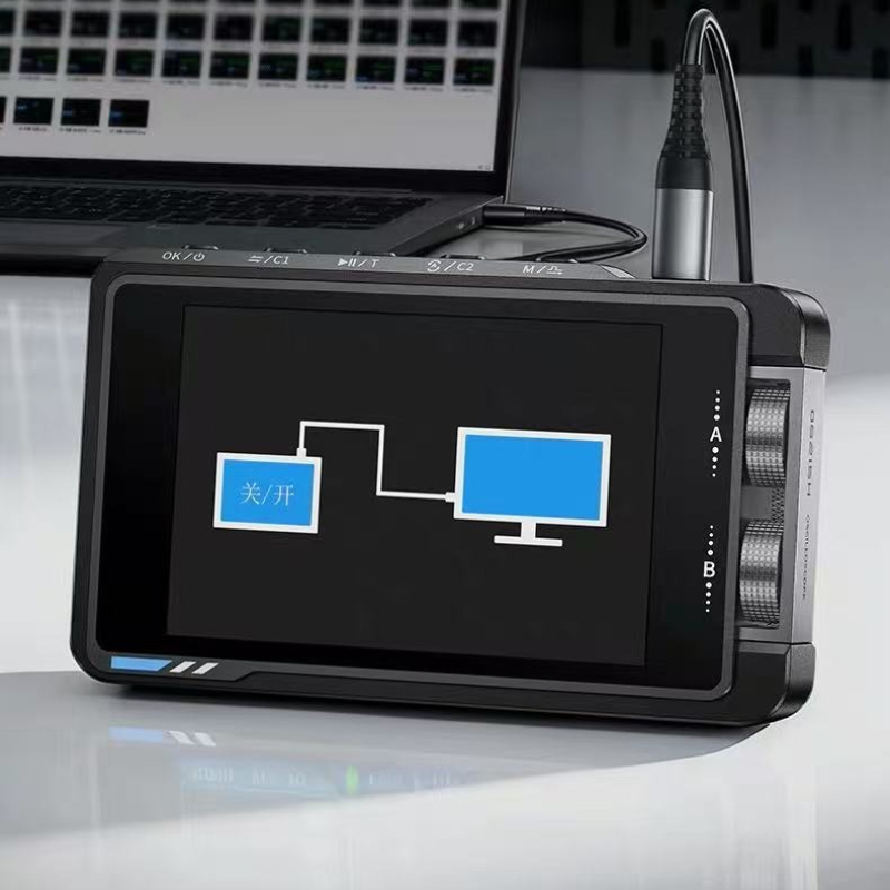 Fnirsi Digital Oscilloscope Handheld - FNIRSI DS215H ออสซิลโลสโคปดิจิทัลแบบพกพา 2-in-1 สองช่องสัญญาณ 50MHz