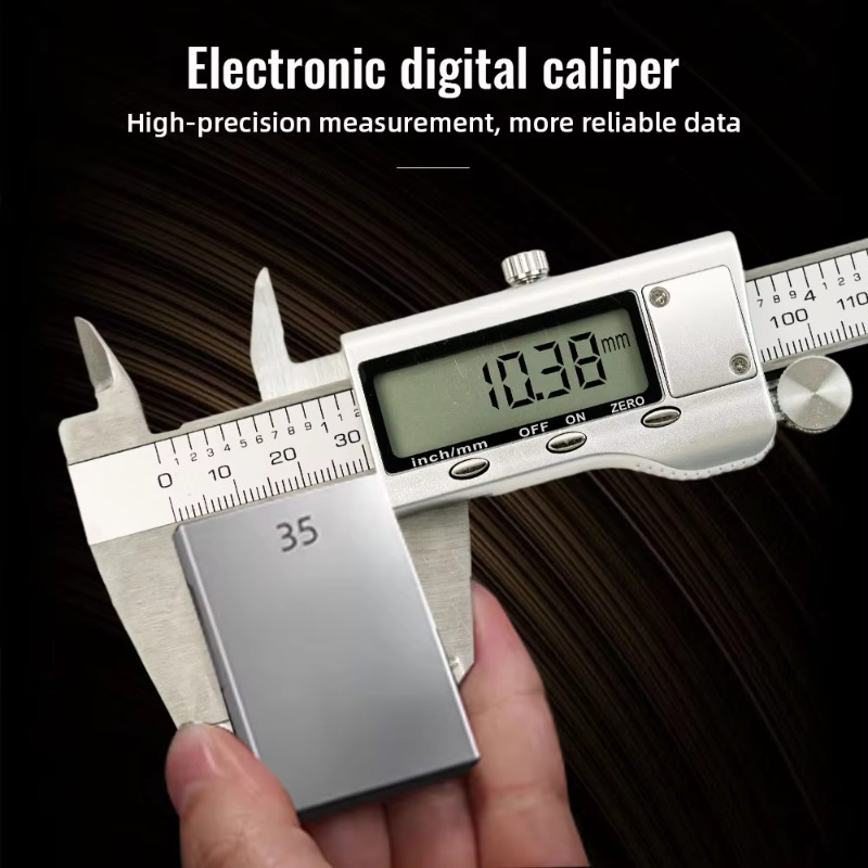 Digital Caliper 150Mm Stainless Steel - เวอร์เนียร์คาลิปเปอร์ดิจิทัล 6 นิ้ว 150 มม. ไมโครมิเตอร์สเตนเลส