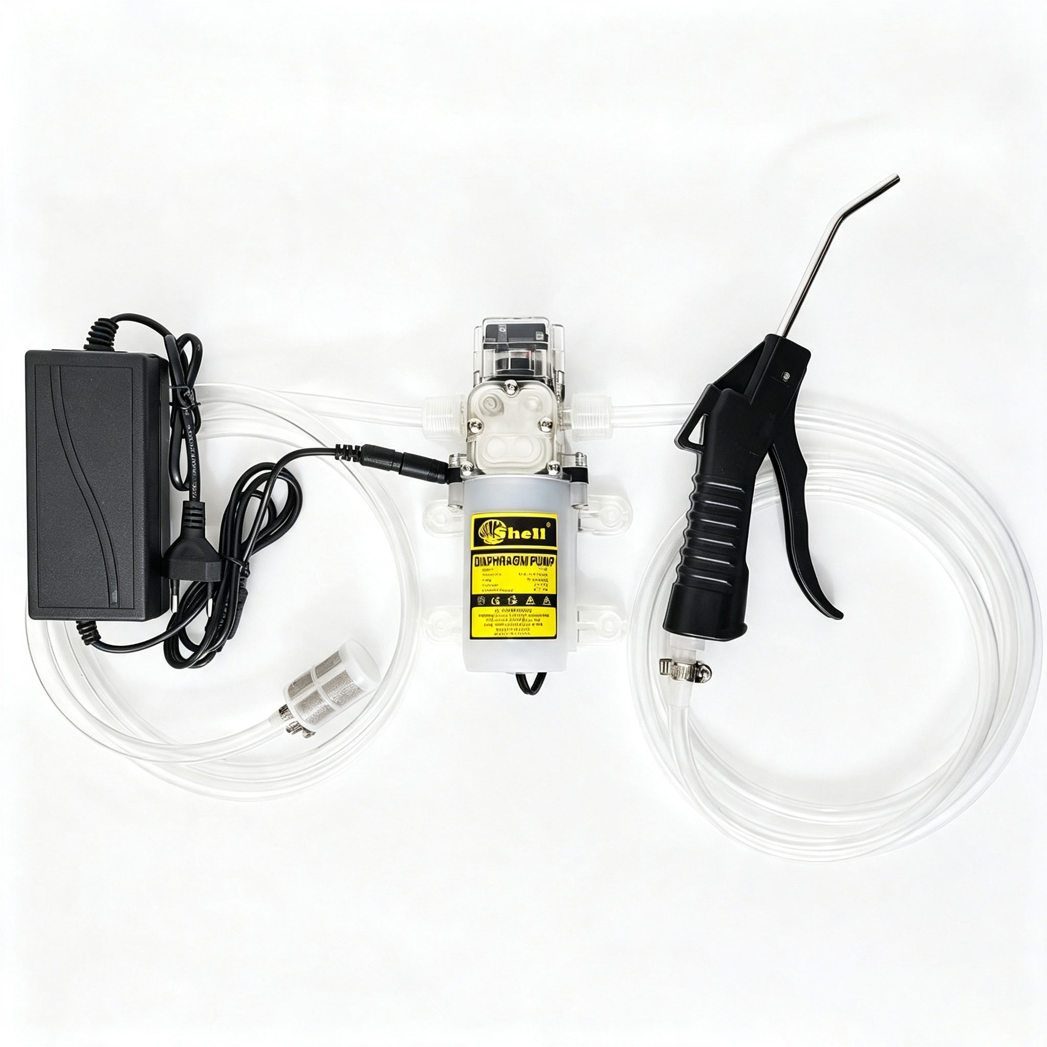 Mini Peristaltic Pump 12V - ปั๊มไดอะแฟรมเกรดอาหาร 12V 80W แบบดูดเองได้ สำหรับจ่ายของเหลว เช่น