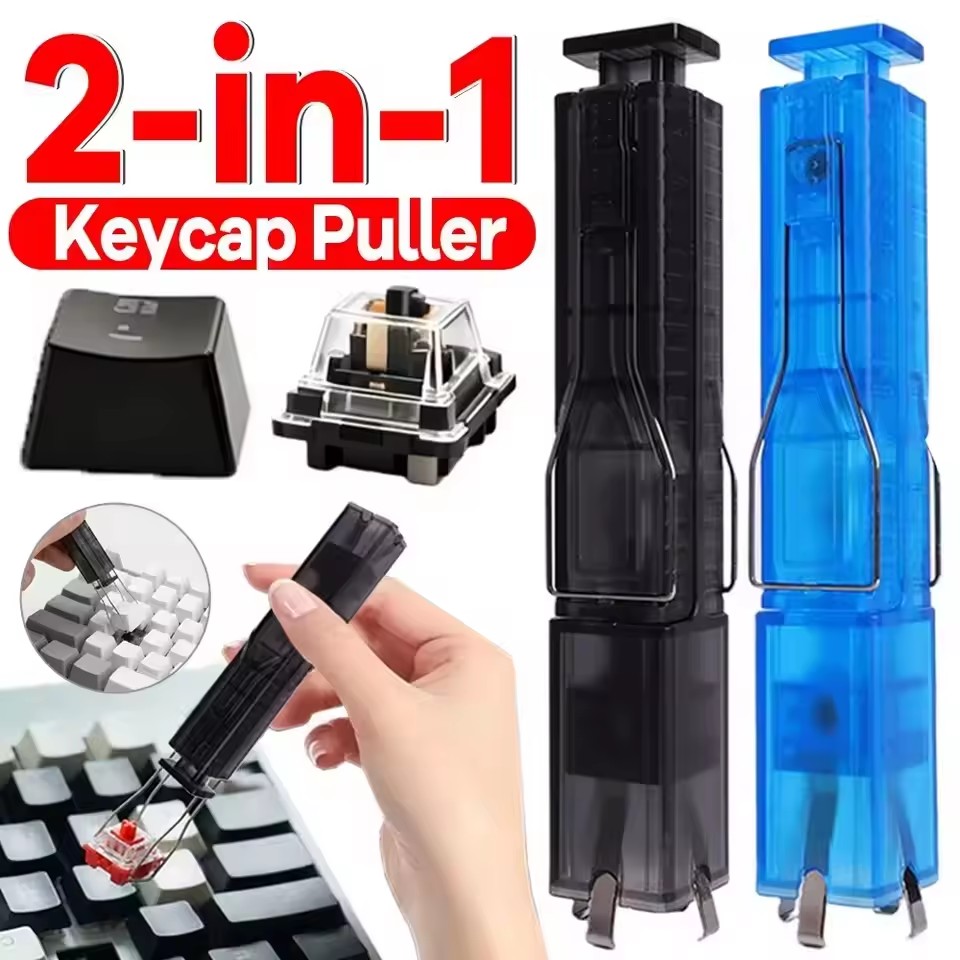 Industrial Tools - 1/2 ชิ้น เครื่องมือถอดสวิตช์คีย์บอร์ดแบบกลไก เครื่องมือถอดปุ่มกดคีย์แคป สำหรับคีย์บอร์ดเกมมิ่ง