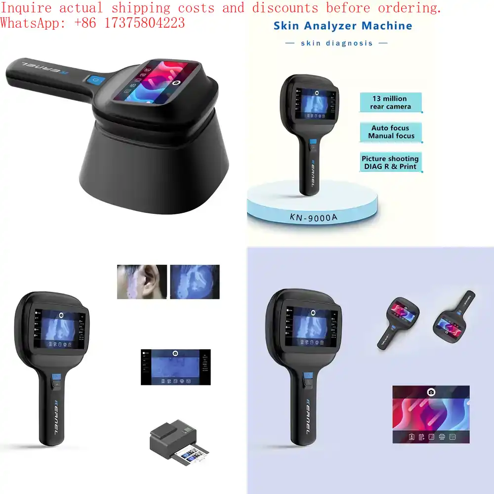Test Instruments - เครื่องมือวินิจฉัย KN-9000A สำหรับทดสอบความชุ่มชื้นผิวหน้า วิเคราะห์สภาพผิว รองรับการพิมพ์ผ่านบลูทูธ