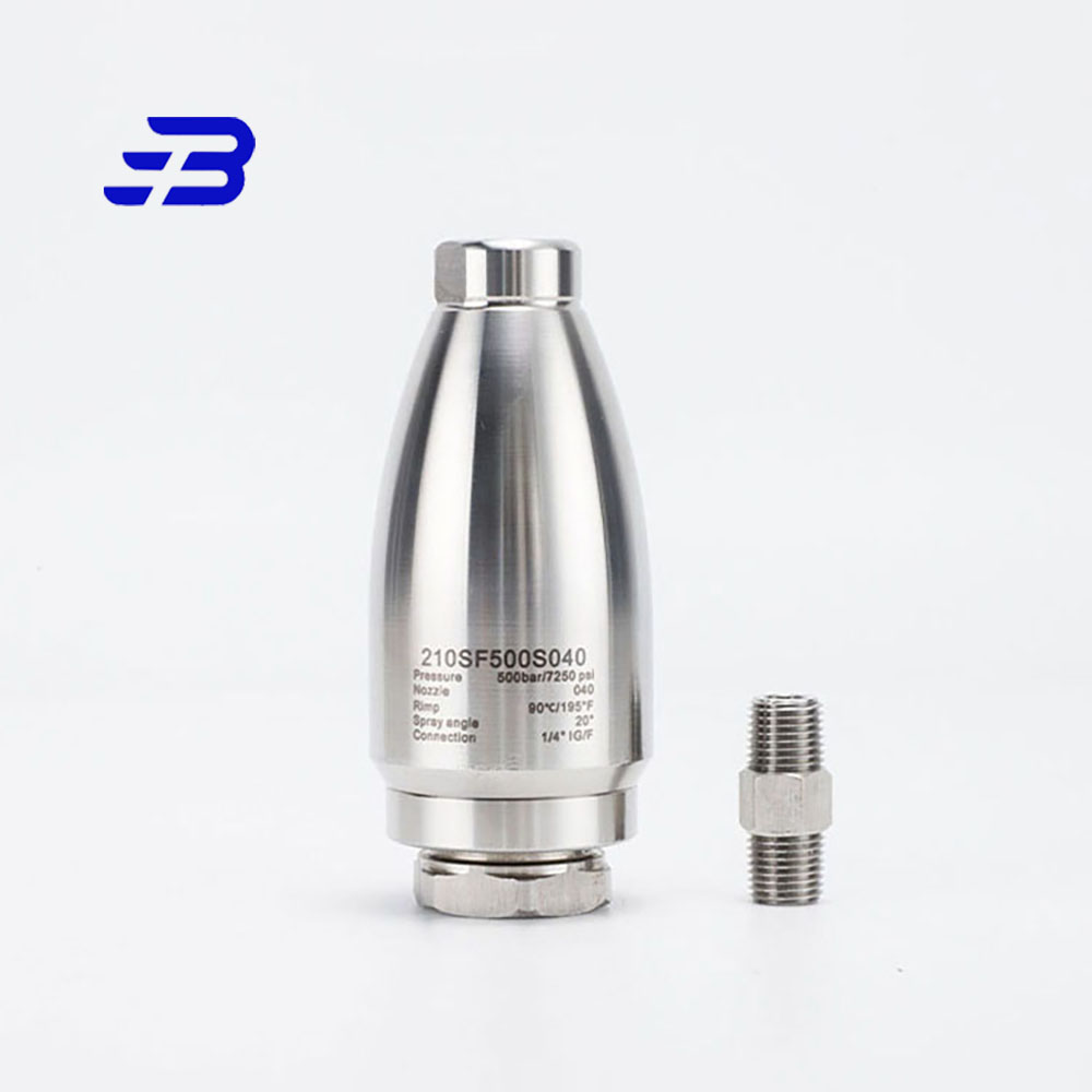 Vacuum Chamber Kit With Pump - หัวฉีดเทอร์โบสแตนเลสแรงดันสูงพิเศษ 500 บาร์ 7350 ปอนด์ต่อตารางนิ้ว หัวฉีดหมุนได้