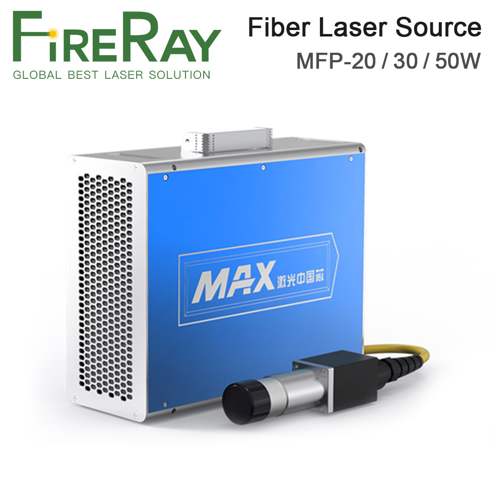 Fiber Laser Marking Machine 30W - FireRay MAX แหล่งกำเนิดเลเซอร์ไฟเบอร์แบบพัลส์ Q-switched 20W-50W เลเซอร์คุณภาพสูงสำหรับเครื่องมาร์คโลหะด้วยเลเซอร์