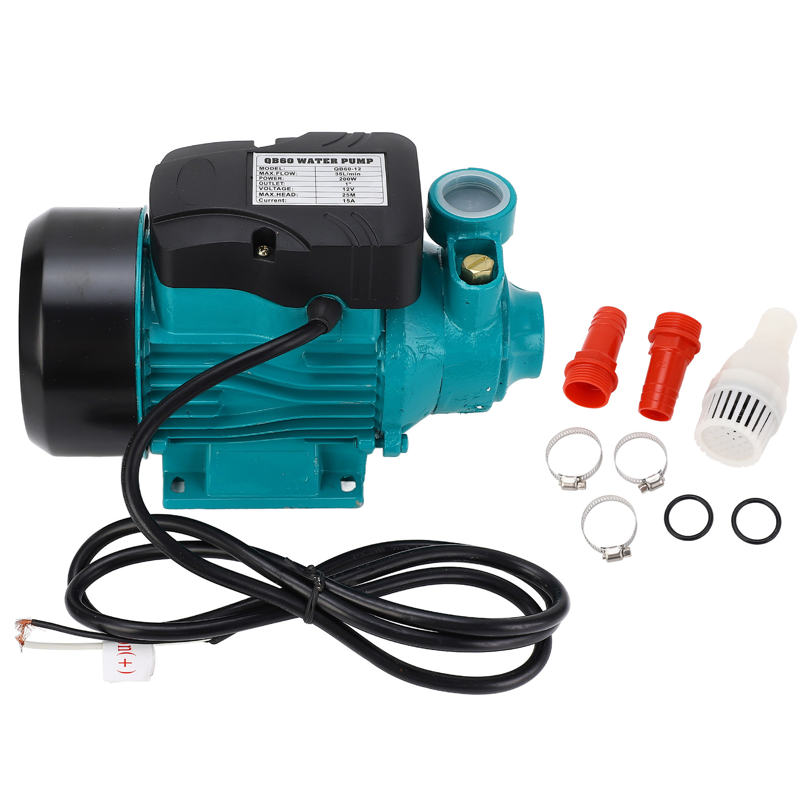 Mini Peristaltic Pump 12V - ปั๊มน้ำวน DC ด้วยพลังงานแสงอาทิตย์12V/24V 200W 3200RPM 35LPM