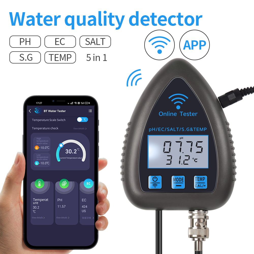 Tuya เครื่องวัดคุณภาพน้ำแบบ5 i - Ph Meter Digital Water Tester บทวิจารณ์และราคา