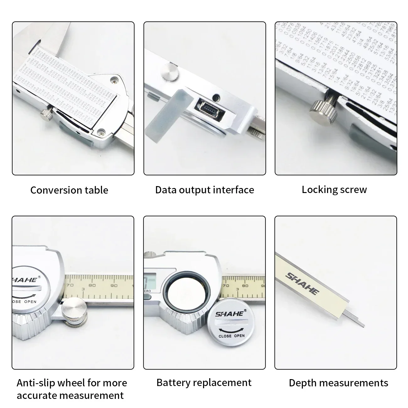 SHAHE คาลิปเปอร์ดิจิตอลอิเล็กท - Digital Caliper 150Mm Stainless Steel บทวิจารณ์และราคา