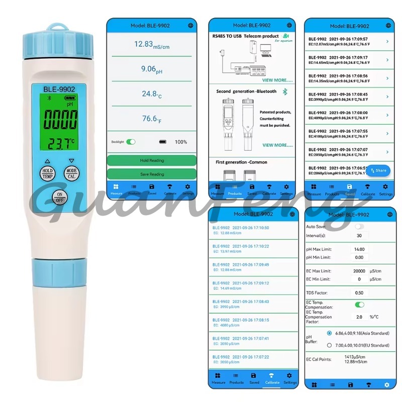 เครื่องวัดคุณภาพน้ำแบบดิจิทัลท - Ph Meter Digital Water Tester บทวิจารณ์และราคา