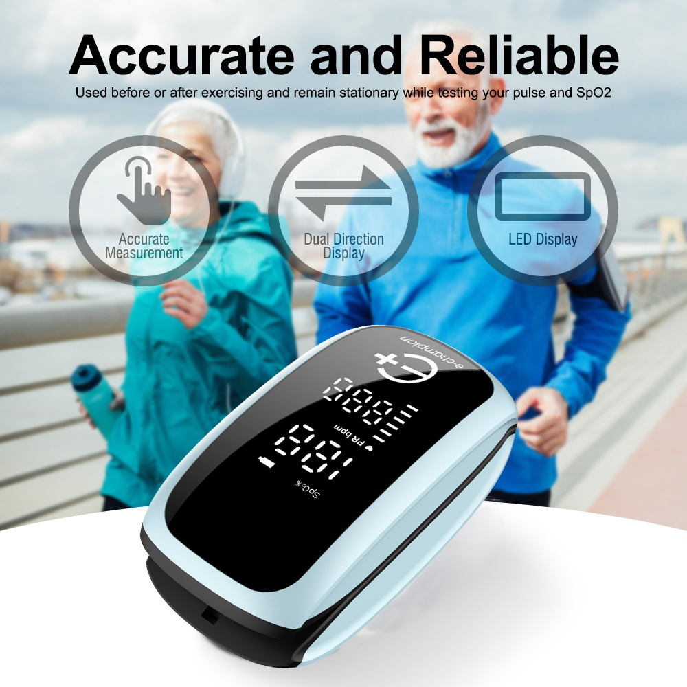 เครื่องวัดออกซิเจนในเลือดแบบพก - Pulse Oximeter Fingertip Rechargeable บทวิจารณ์และราคา