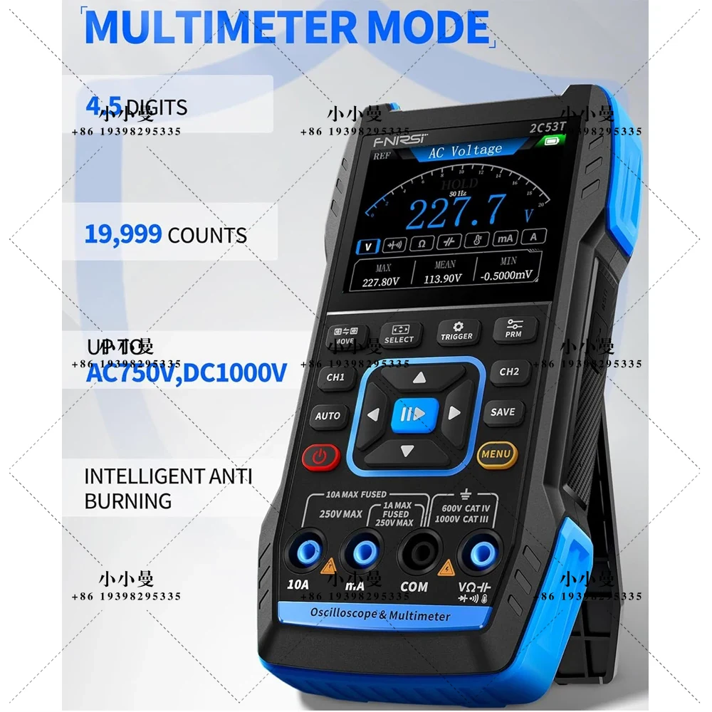 FNIRSI 2C53T ออสซิลโลสโคปแบบพก - Fnirsi Digital Oscilloscope Handheld บทวิจารณ์และราคา