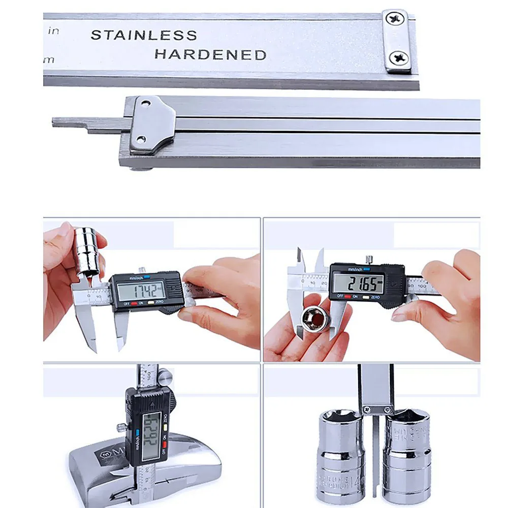 เวอร์เนียร์คาลิปเปอร์ดิจิทัลคว - Digital Caliper 150Mm Stainless Steel บทวิจารณ์และราคา