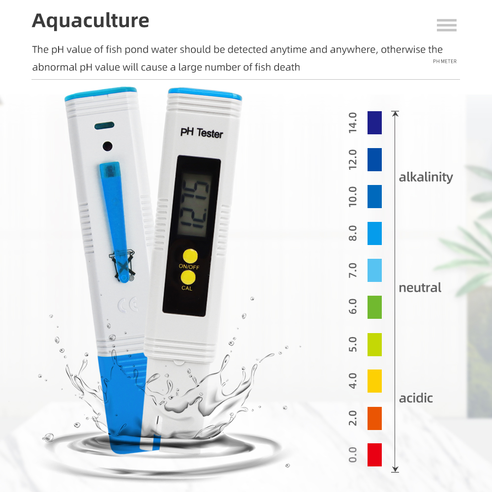 เครื่องทดสอบคุณภาพน้ำ LCD เครื - Ph Meter Digital Water Tester บทวิจารณ์และราคา
