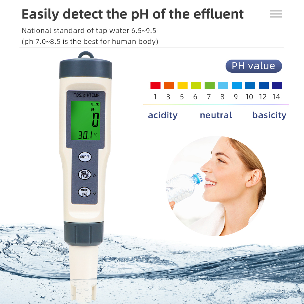 เครื่องวัดค่า TDS PH ดิจิตอล พ - Ph Meter Digital Water Tester บทวิจารณ์และราคา