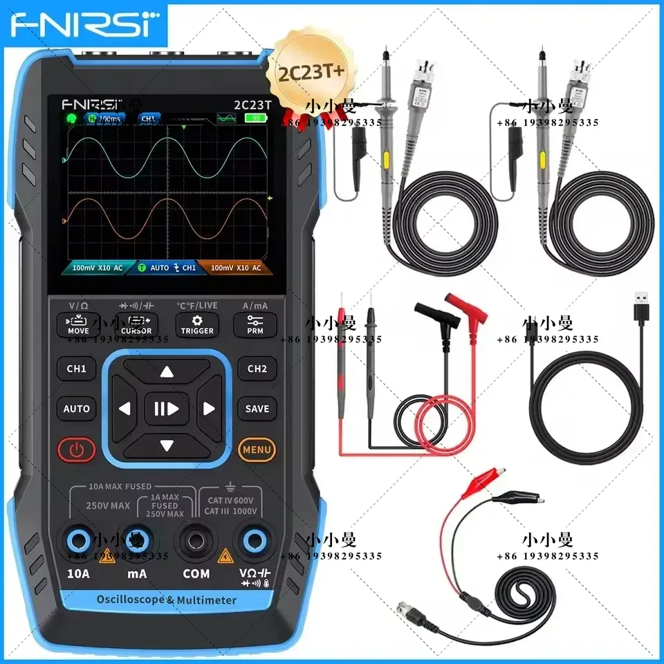 FNIRSI 2C23T 10MHz, 2C53T 50MH - Fnirsi Digital Oscilloscope Handheld บทวิจารณ์และราคา