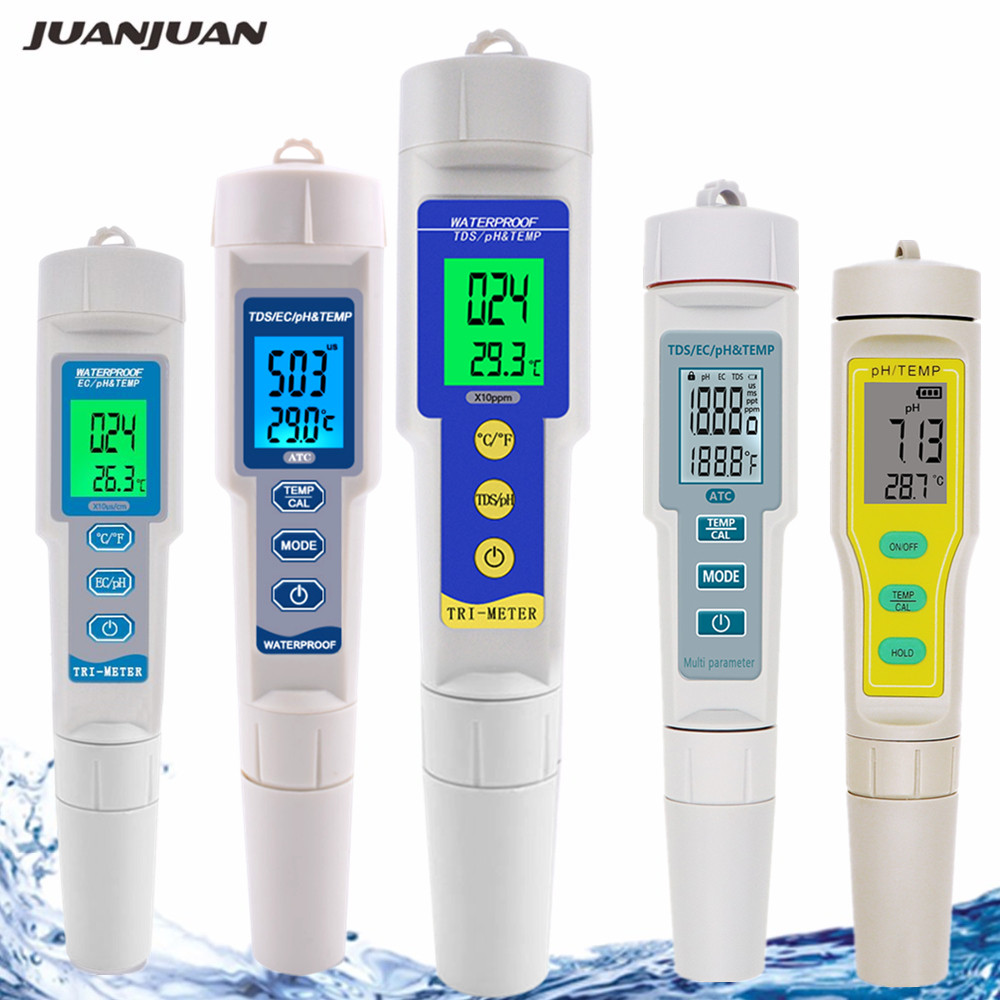 Professional 4 IN 1 TDS PH EC  - Ph Meter Digital Water Tester บทวิจารณ์และราคา