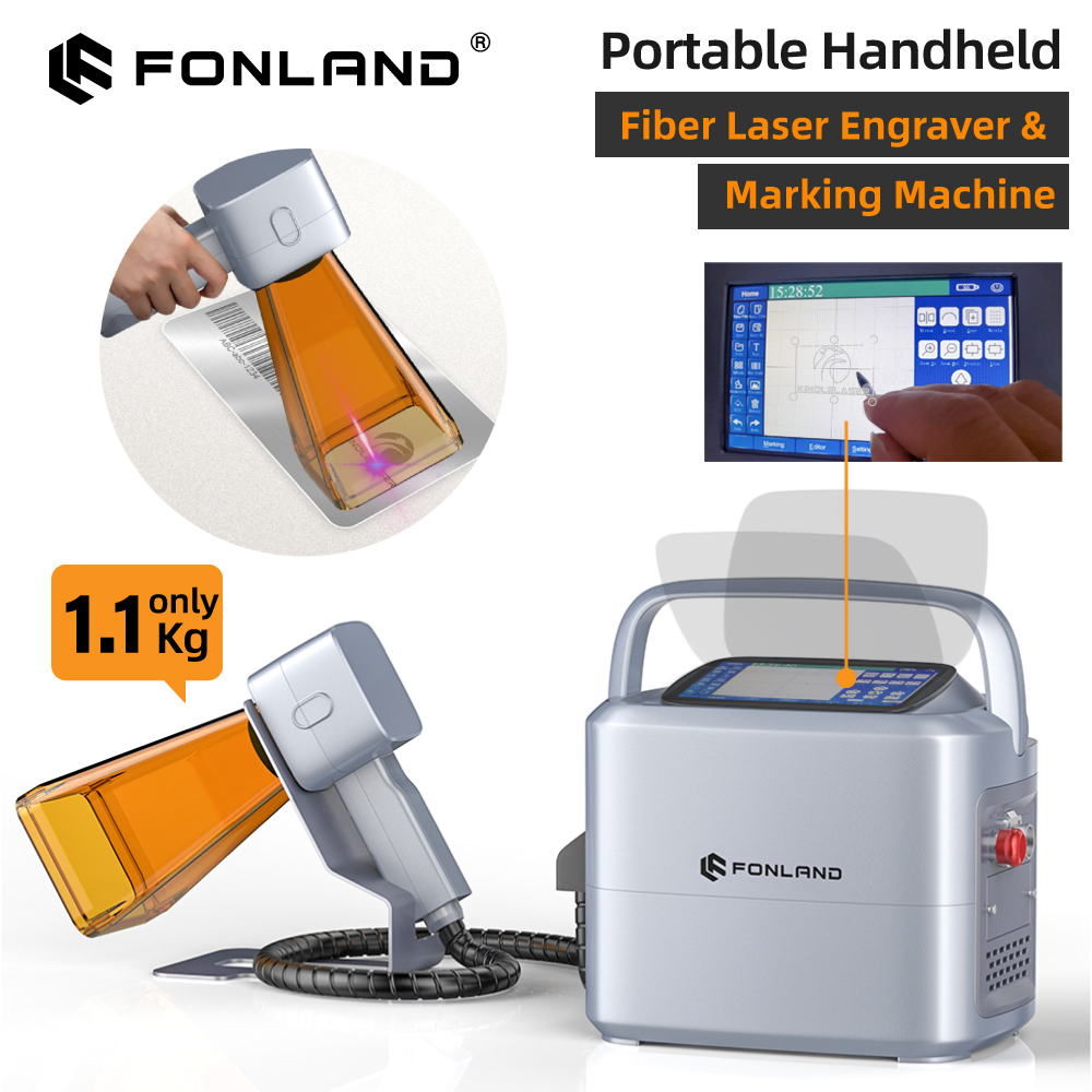 FONLAND K1 20W 30W เครื่องแกะส - Fiber Laser Marking Machine 30W บทวิจารณ์และราคา